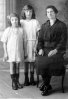 Alice Ann Lemming - Alice Bradbury (nee Lemmings) (1879-1946) with youngest daughters Ivy (left) and Nellie (c 1926)
